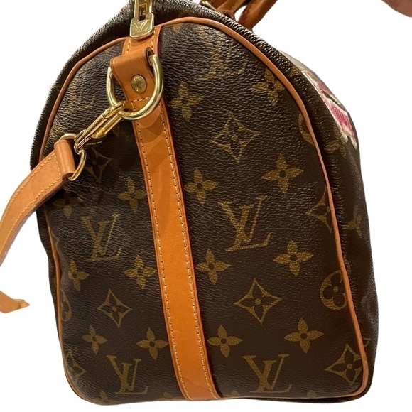 Louis Vuitton | Speedy Bandouliere 30 Multi-Color Monogram Patches Handbag - Picture 15 of 16